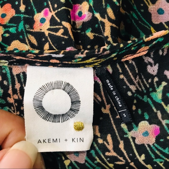 Anthropologie Akemi + Kin Valencia Floral Dress S - Picture 10 of 13
